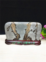 Kishi ornaments Guangxi landscape stone painting stone ornamental stone natural original stone boutique town house Stone