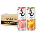 1.4元/罐！元气森林气泡水白桃橙子330ml*18