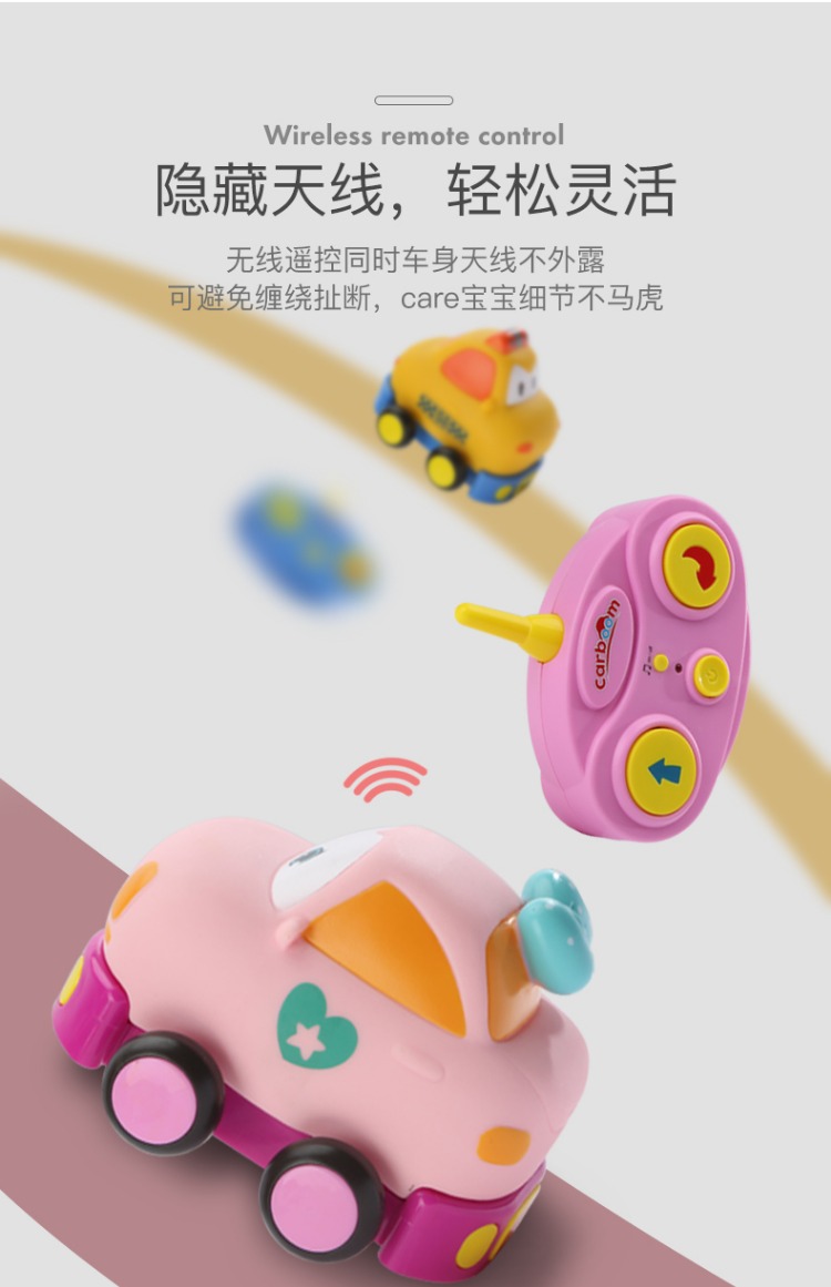 Sui Bao trẻ em điều khiển từ xa xe đua xe đồ chơi mini xe nhỏ xe kéo lại xe 3-6-10 tuổi có thể cắn đồ chơi trẻ em thông minh