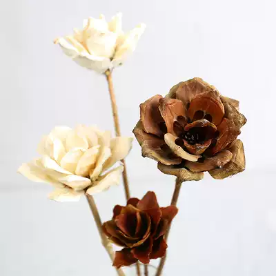 ins mandala flower handmade pineal slices dry flower bouquet creative decoration photo props coffee shop art ornaments