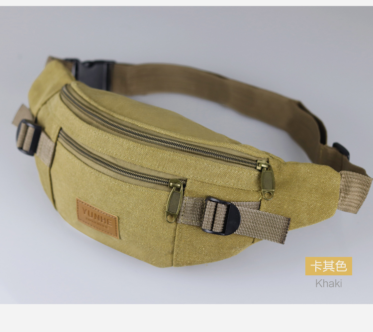 Túi vải unisex thể thao ngoài trời và ví điện thoại di động ví mới gói kinh doanh tiền thực tế chống mài mòn - Túi túi đựng điện thoại đeo that lưng