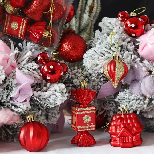 Прозрачное рождественское ювелирное украшение, окрашенная креативная подарочная коробка ручной работы