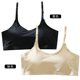 Ba hàng vênh thể thao ice-wire áo ngực ngủ không tròn thép thu thập được không có phụ nữ dấu vết đồ lót bọc trong ngực sinh viên sẹo phiên bản Hàn Quốc.
