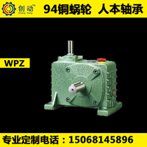 Wormwheel worm reducer wpz 40 50 60 70 80 100 120 135 Iron shell reducer