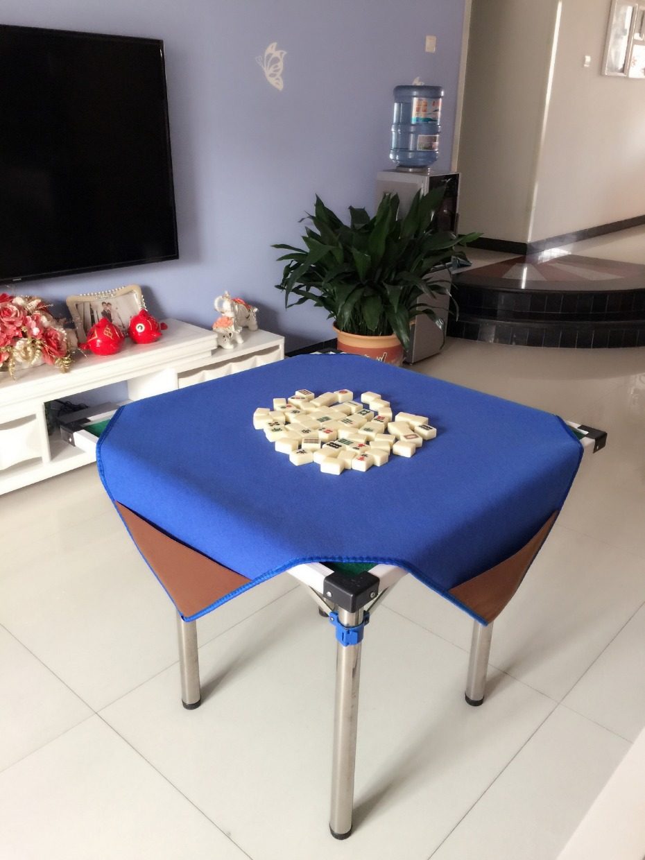 Large hand rubbing Mahjong tablecloth pad tablecloth pad silencing household mahjong mat mahjong blanket anti-slip wash