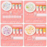 Кремовая заколка для волос ручной работы, детский набор материалов, милые шпильки для волос, челка, комплект с аксессуарами, «сделай сам»