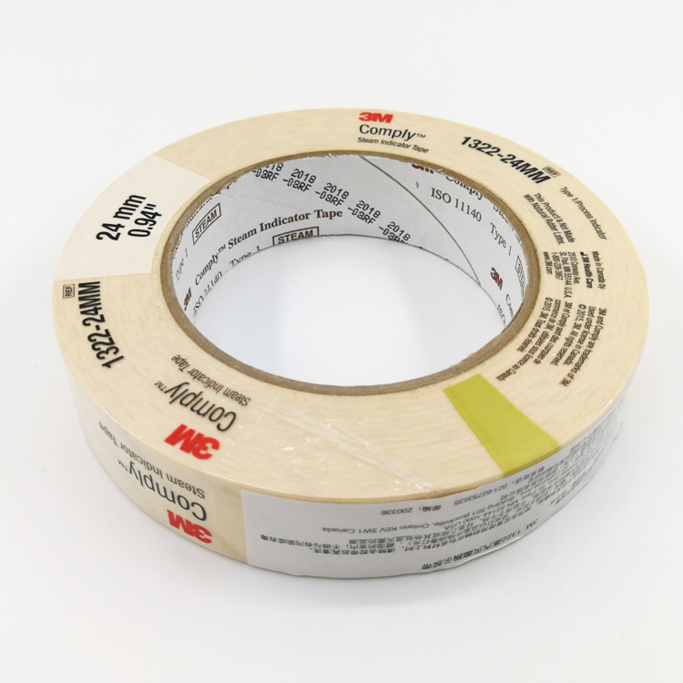 3M1322 steam sterilization indication adhesive tape 3M1322 indication adhesive tape 3M sterilization indication adhesive tape 1322