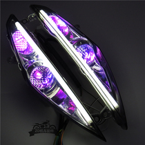 Imitation ghost fire RSZ generation modified headlights devil eyes LED white light bar front turn signal Assembly