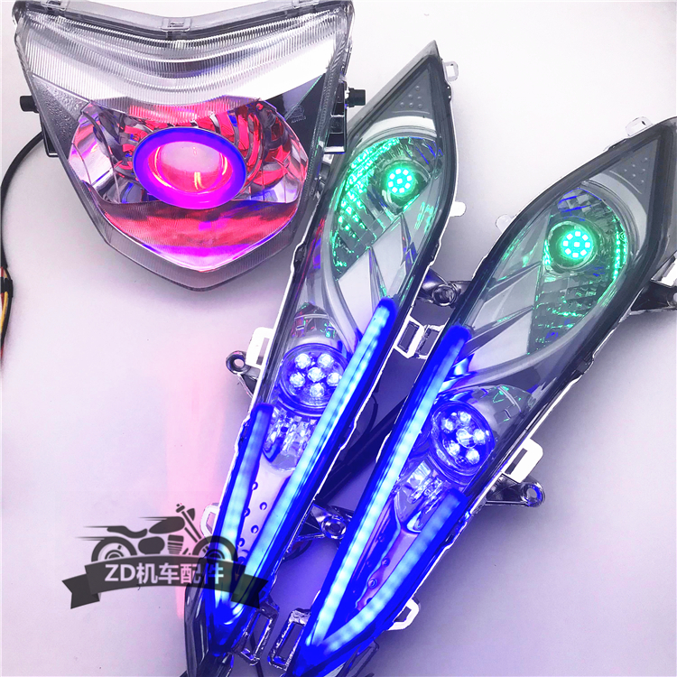 Locomotive ghost fire RSZ second generation Sanyang Kangmei accessories living room lights angel front direction lights fog lights turning lights