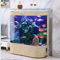 Intelligent constant temperature fish tank aquarium living room floor glass free water ecological large bottom filter goldfish turtle tank