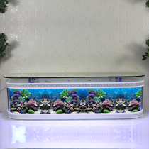European TV cabinet ecological fish tank aquarium floor-to-ceiling glass bar living room coffee table fish tank