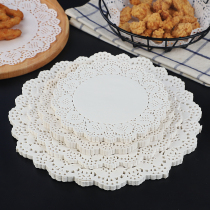 Flower bottom Paper 8 5 inch 7 5 inch 9 5 inch 600 round lace paper fried packet oil absorption paper baking paper