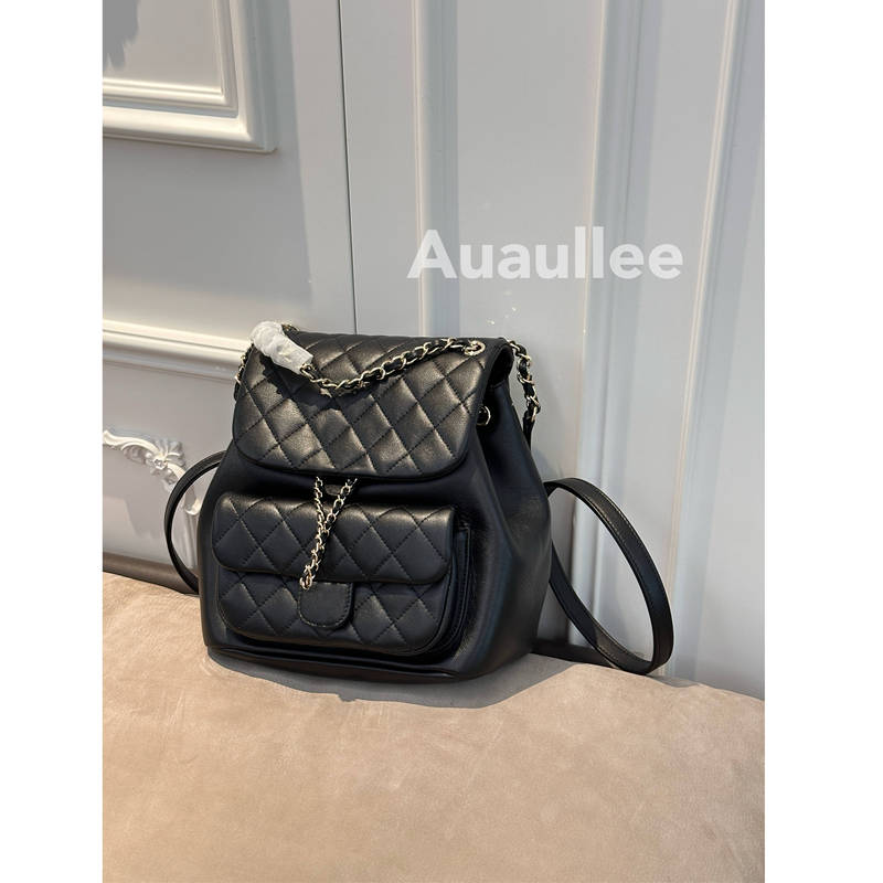 Asmoon Limited Quantity Quality Model! Calfskin Multi-Pocket Classic Large-Capacity Frog Bag Women's Backpack Asmoon Limited Quantity Quality Model! Calfskin Multi-Pocket Classic Large-Capacity Frog Bag Women's Backpack
