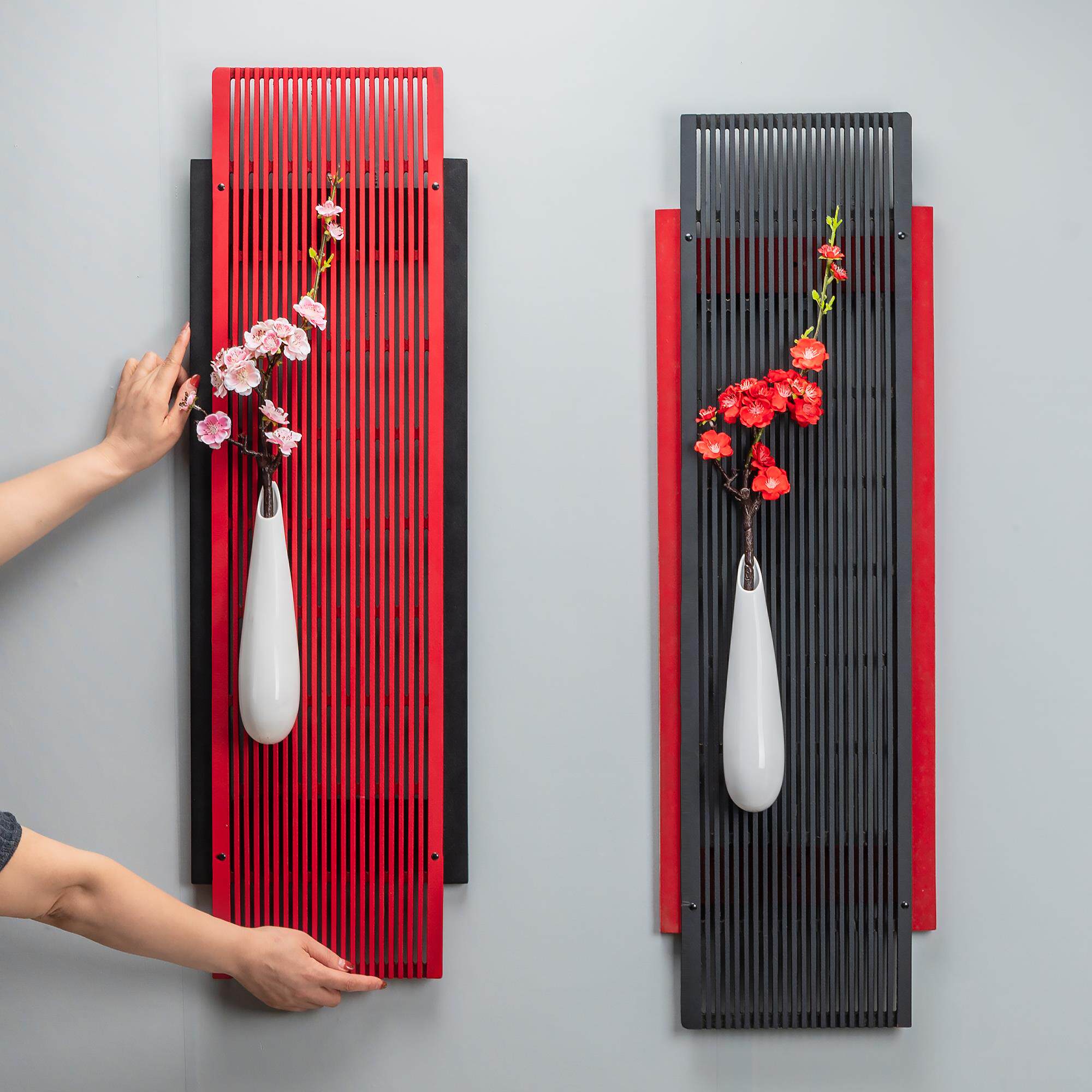 Wall decorations simulation flower art plum blossom creative living room entrance room TV sofa background wall pendant