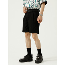 Dosho mens 2021 summer new Korean loose straight suit pants mens trend personality casual trousers