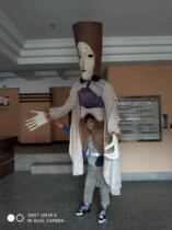 Interactive dolls big props nightclub stage props Wia props headless custom nightclub props