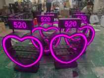 Bar Luminous Cocktails Rack Luminous Ware Nightclub KTV High-end Wine Water Props Touting 520 festive lovers