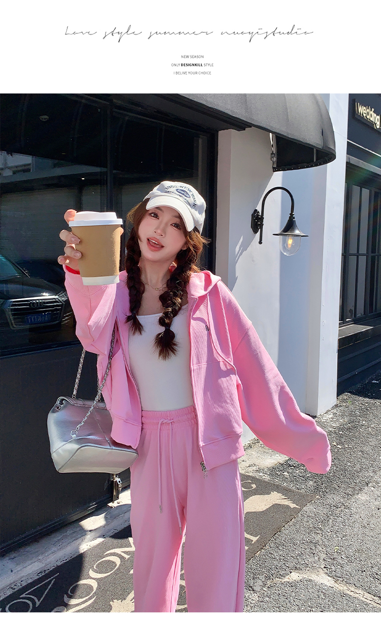 2024 Autumn Pink Fashion Two piece Set 188-8703-P165-K218_voghion.com