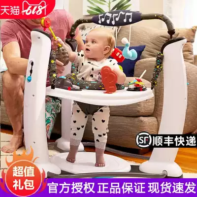 American Evenflo baby toy Jumping chair Bouncing fitness rack Early education puzzle music toy 4-18 months