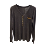 Трикотажный свитер, весенний осенний лонгслив, V-образный вырез, премиум класс, облегающий крой