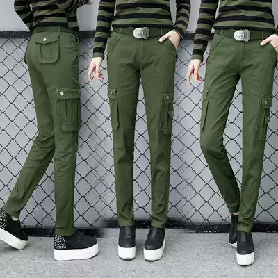 Summer thin overalls women's multi-pocket loose outdoor sports leisure trousers camouflage military pants wear-resistant work pants