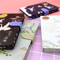 Notebook with buckles for students with girls junior high school business simple thick style features female student diary book hard surface