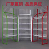 Small shelves for simple home shopping malls with skin care products snacks dry goods small shelves with wheels