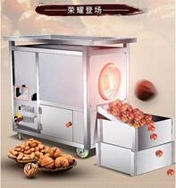 Machine Flip Frying Drum Plate Millet Stir-fried Chestnut Machine Small Household Dual-use Fried Chestnuts Special Melon Submachine Mode Small