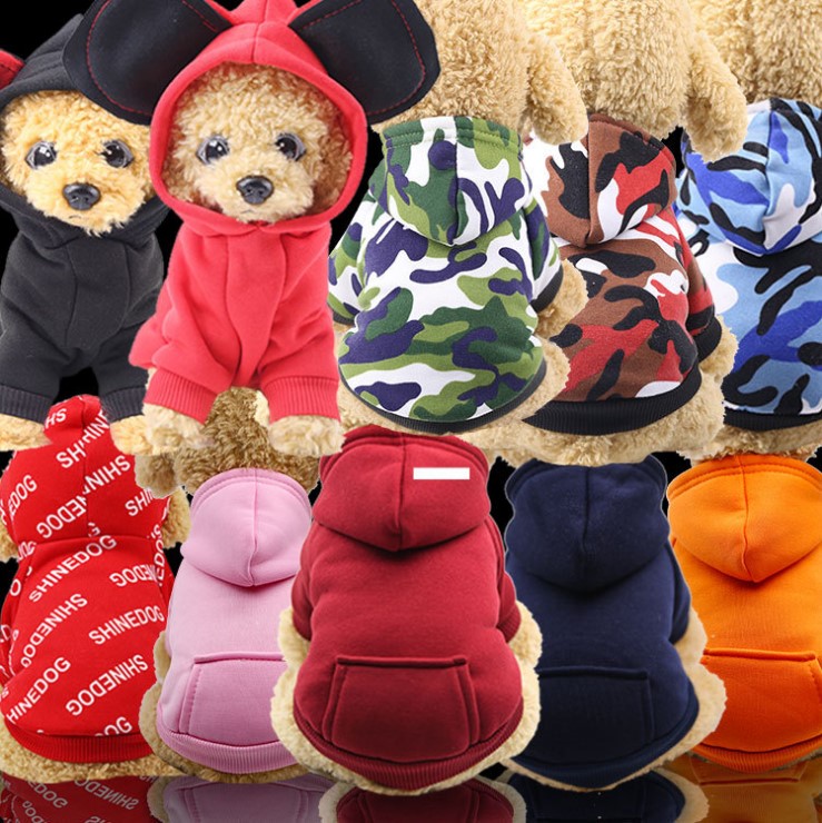 Dog clothes winter clothes warm winter small dog Teddy poodle fawn dog Chihuahua puppy dog ​​pet autumn clothes