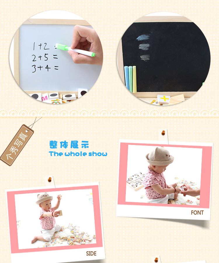 Khối gỗ chiếm ưu thế 100 món đồ chơi giáo dục cho bé 1-5 tuổi đồ chơi bé gái