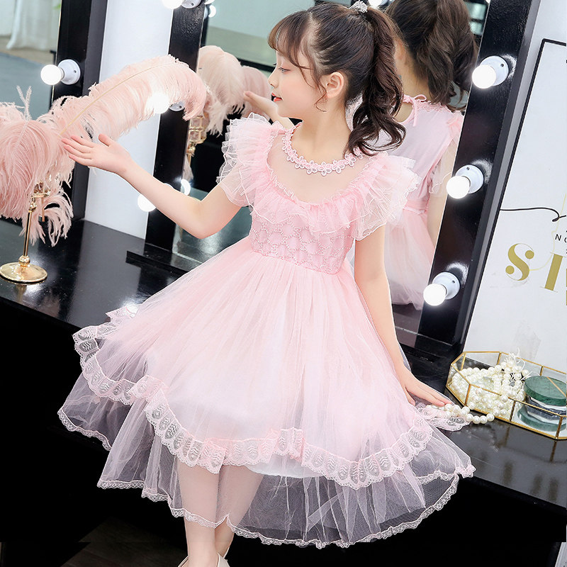 Girls Wears Princess Dress Summer 2023 New Children's Dress Super Fall Pungko Dress
