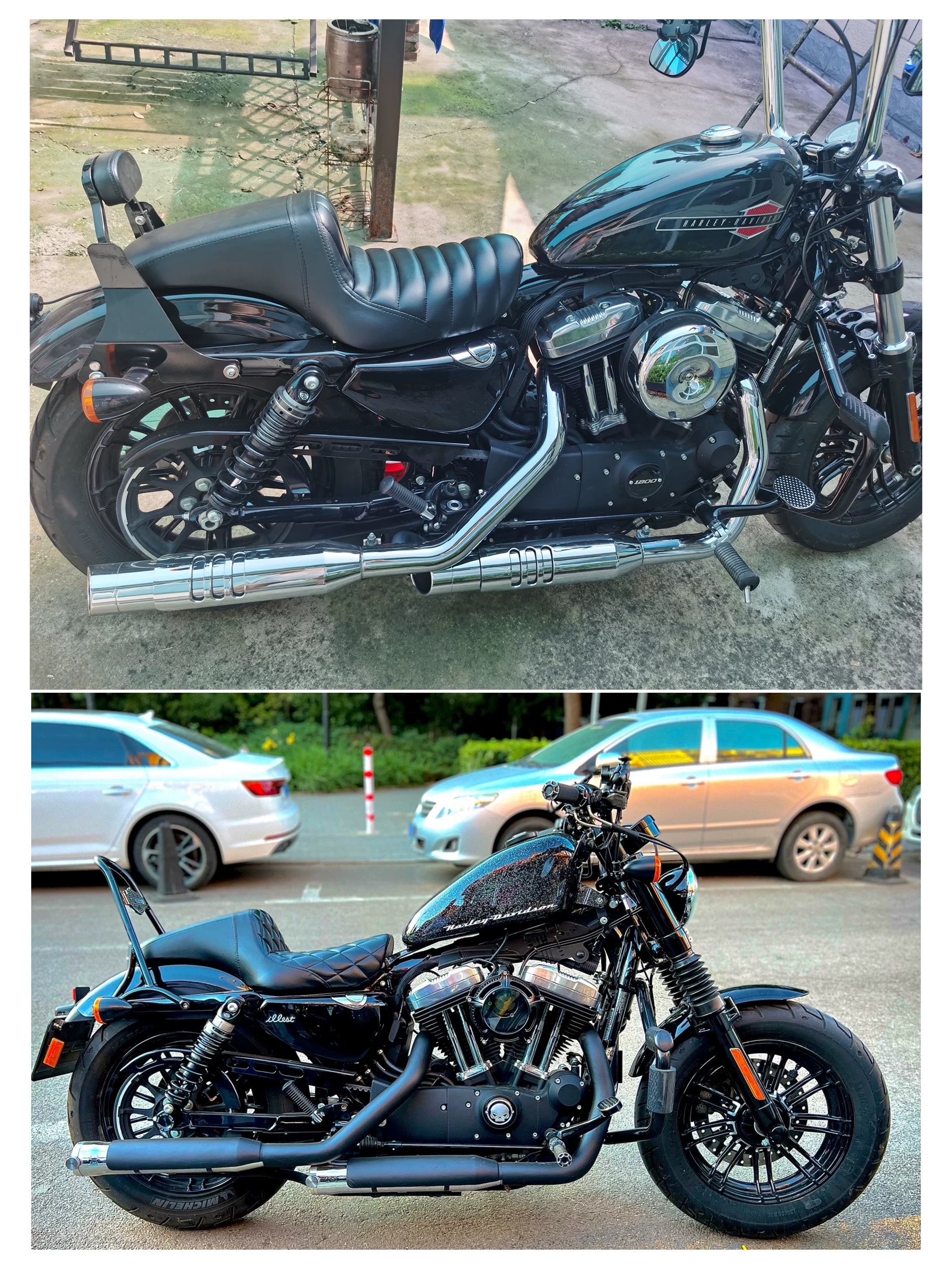 Подходит для Harley X48 подушки 883 кожаный XL1200 двойная подушка, сборка планки за спиной барьер сборки