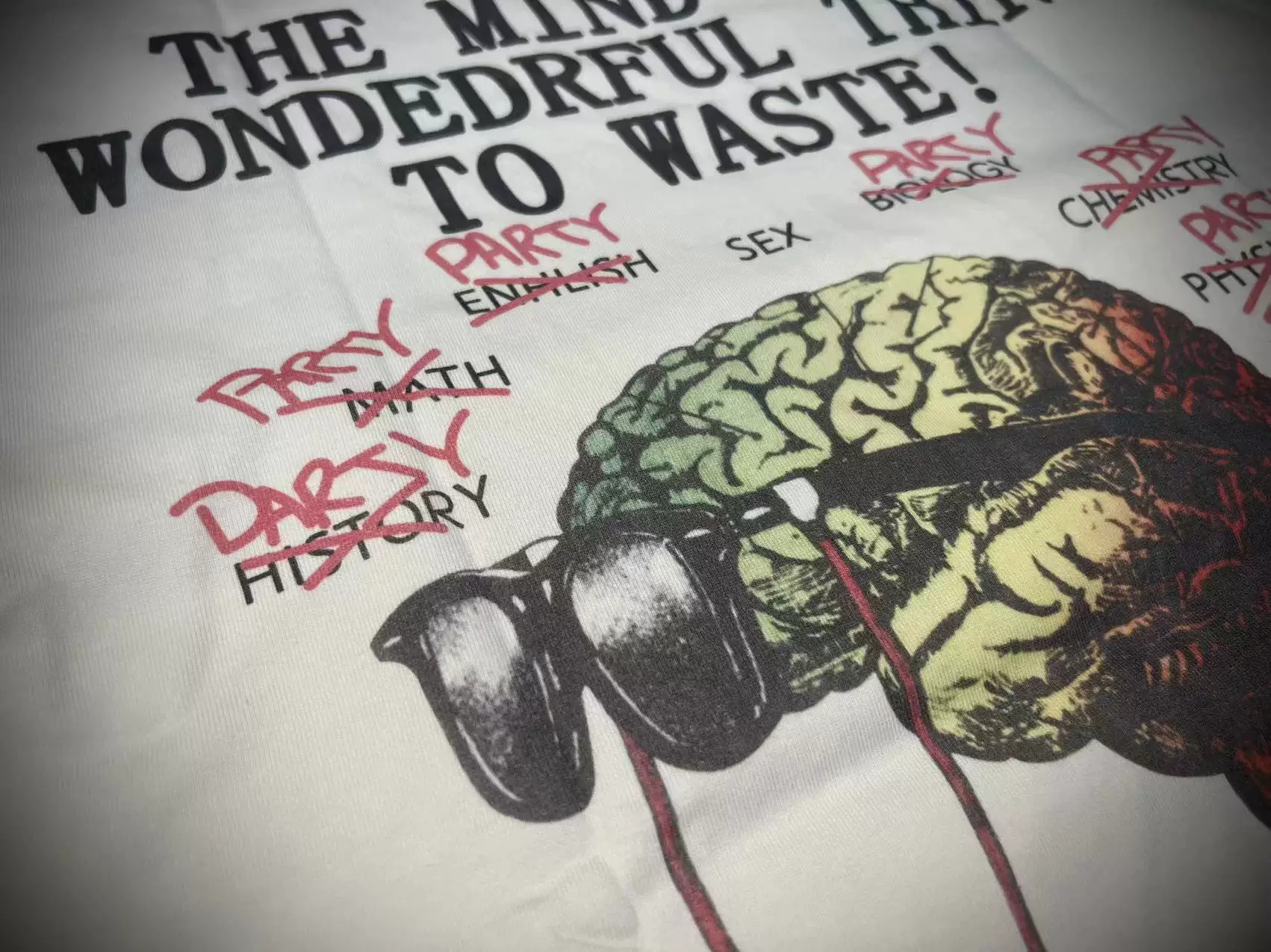 Японский хлопок ретро футболка