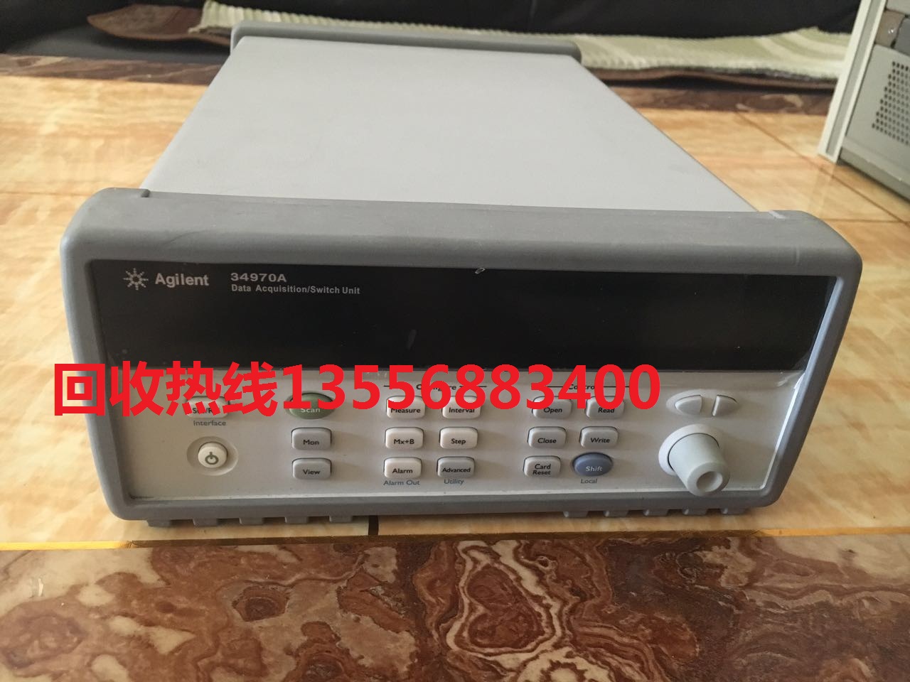 Recycling Rental Secondhand Anteren 34970A Agilent34970A Data Collection Instrument