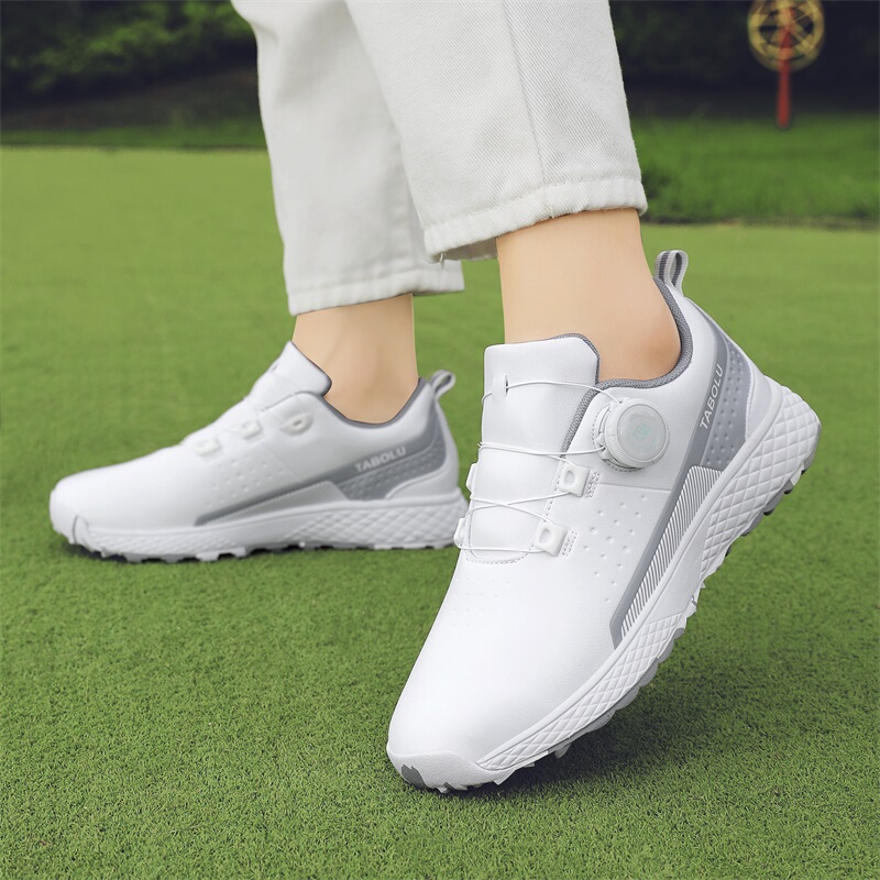 Jvtu Golf Shoes Are Lightweight Casual Sports Shoes for Men and Women, Outdoor Waterproof and Non-Slip Men's Shoes with Rotating Buttons, Women's Shoes Jvtu Golf Shoes Are Lightweight Casual Sports Shoes for Men and Women, Outdoor Waterproof and Non-Slip Men's Shoes with Rotating Buttons, Women's Shoes
