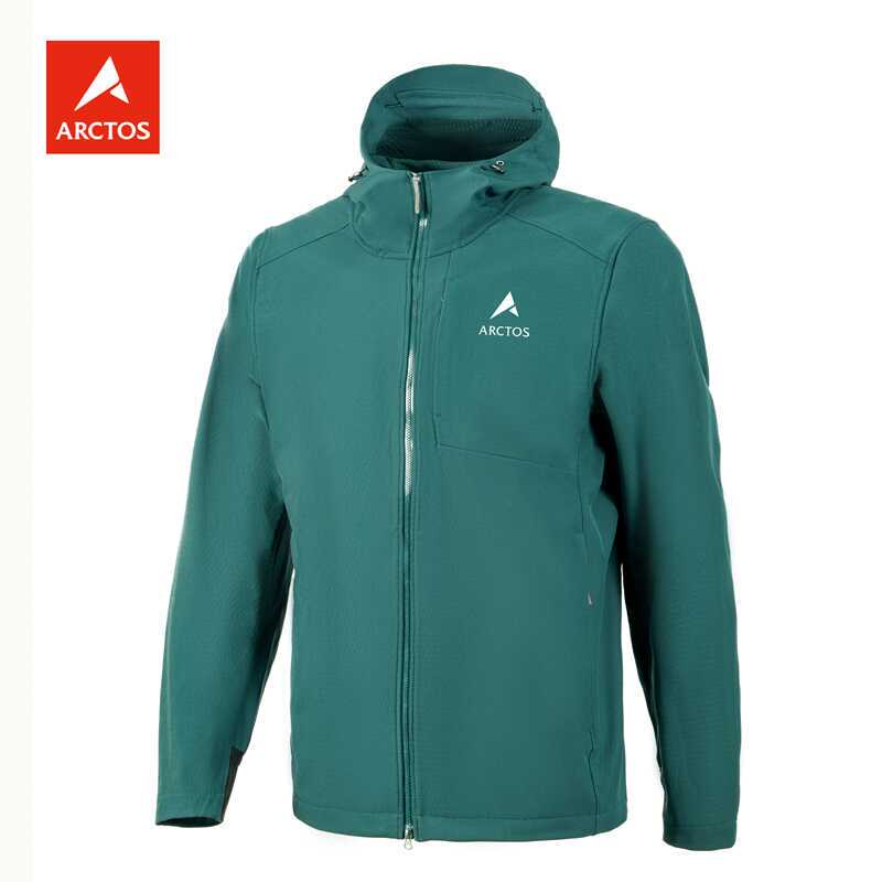 24 Autumn and Winter New Jixing Men's Dajiang Hooded Outdoor Soft Shell Jacket Mountaineering Hiking Windproof Plus Velvet Warmth