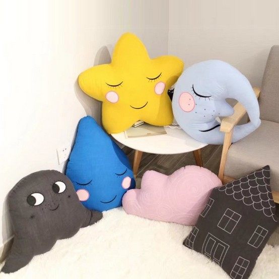Baby Children's Room dressed as clouds stars Moon large pillow home sofa cushion pillow - home accommodation fittings
