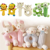 Baby hand rings hand rods rod bar newborn cloth hands grips the ringing ring of the bell to appease the doll 01 year old baby puzzle toy