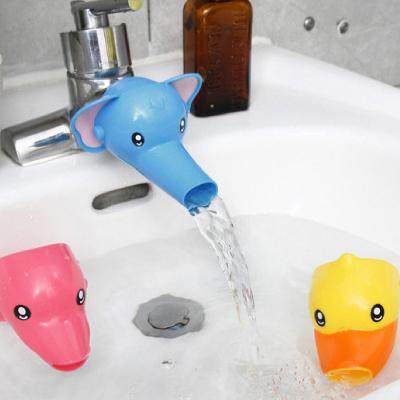 Cute Cartoon Animals Styling Children Washers Faucet Extenders Guide Sink Convenient For Baby Wash