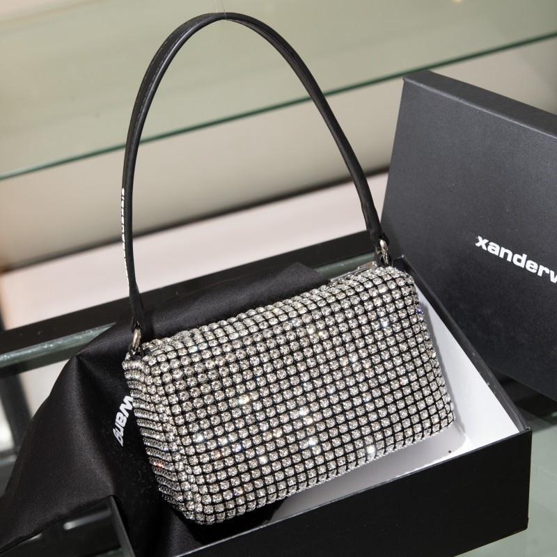 Diamond-Studded Handbag, Mountain King Bag, Fully Diamond-Encrusted Spring/Summer Evening Clutch, Underarm Women's Bag, Full Diamond Handbag, Rhinestone Bag