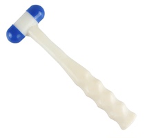 Plastic percussion hammer Medical multi-function percussion hammer diagnostic hammer plastic massage hammer rubber head T-shaped hammer