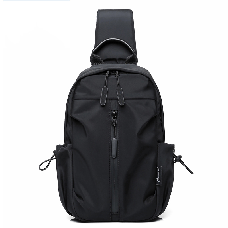 Hong Kong I TGREG Chest Bag Men Skew Satchel Fashion Casual Waterproof Cloth Bag Trend Women Bag Single Shoulder small shoulder bag