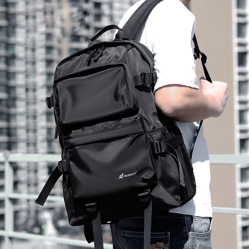 Hong Kong I TGREG Double shoulder Shoulder Bag Men Tide Card Climbing Riding Travel Bag Computer Bag student Bag Girl