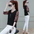 Ren của phụ nữ kết hợp tất cả các kết hợp phổ biến mới voan che bụng áo sơ mi nhỏ Nữ tính phương Tây áo sơ mi cao cấp hàng đầu váy mùa hè - Áo sơ mi chiffon ren Áo sơ mi chiffon ren