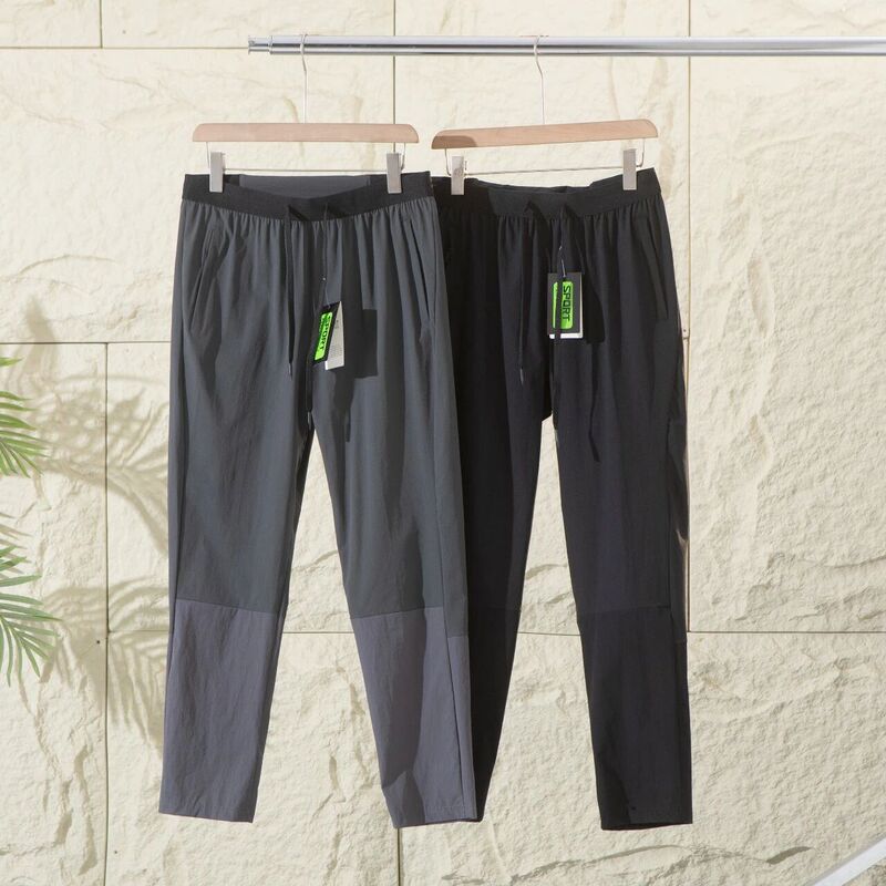 Outdoor Marathon Jogging! Zippered 3m Reflective Pockets! Mountain-Style Versatile Waterproof Quick-Dry Stretchy Casual Pants