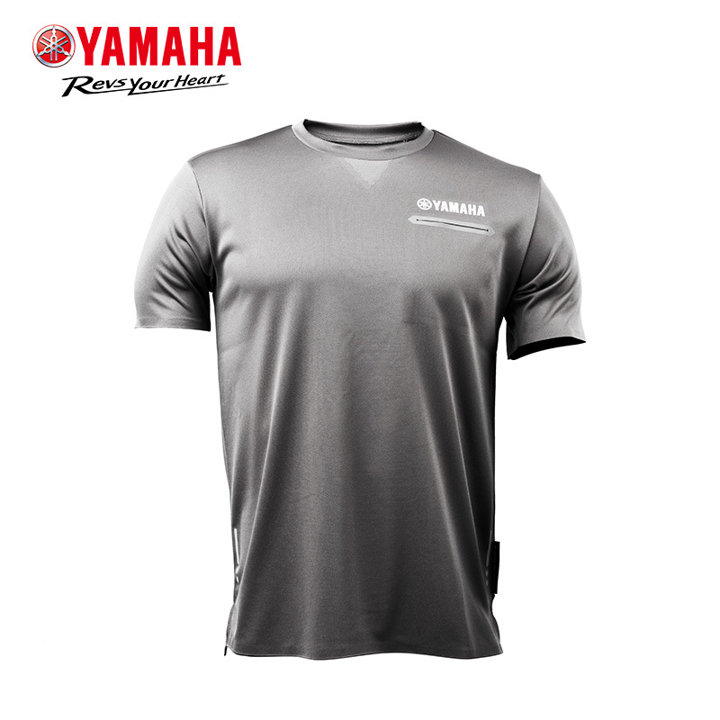 Yamaha Yamaha Cycling T-Shirt Round Neck Short-Sleeved Motorcycle Rider Clothing Quick-Drying Top Summer