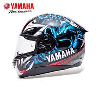 Yamaha motorcycle helmet 3C certified all-covering male and female locomotive glass fiber all-armor four-season safety helmet spring