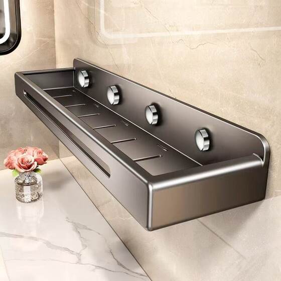 Suction cup bathroom rack for bathroom dedicated punch-free toilet washbasin wall-mounted shower storage