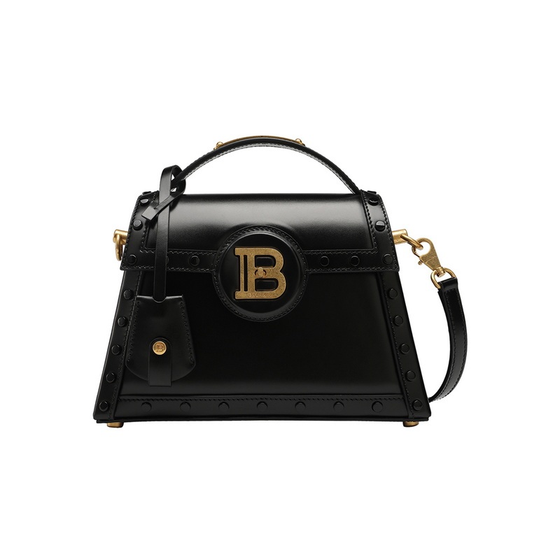 Balmain Balmain's New Early Autumn Women's Classic B-Buzz Leather Handbag Crossbody Bag