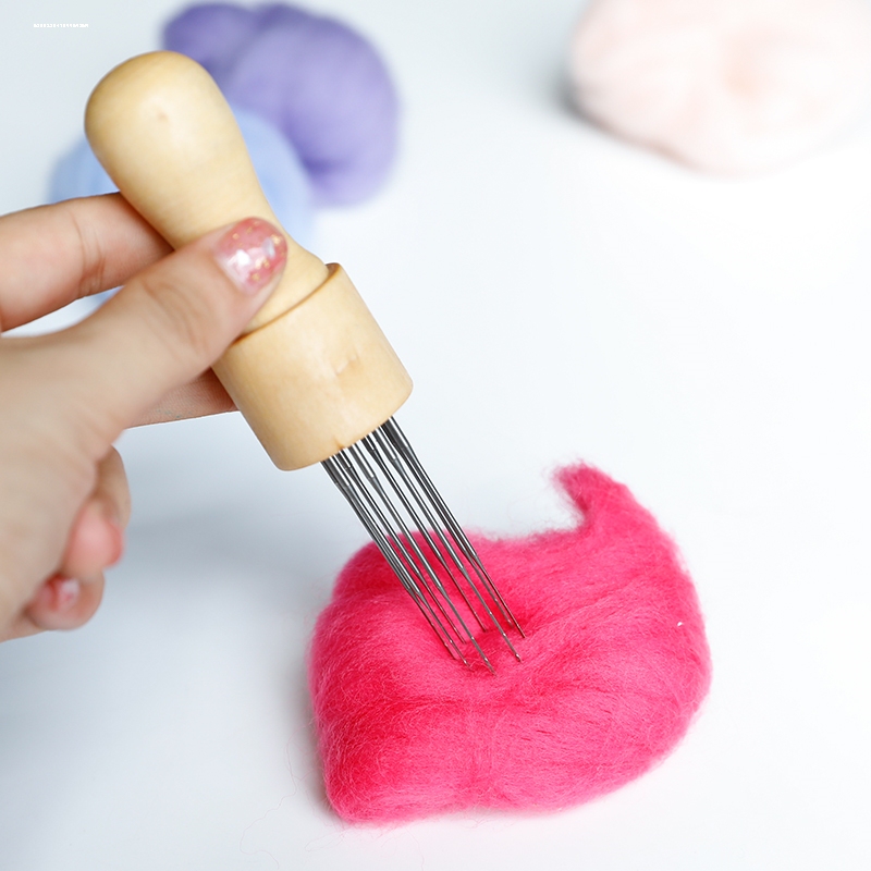 Wool Felt Needle Felting Kit, Wool Felt Needle Tools, Cat Hair Needle, Sewing Needle, Non-Woven Fabric Needle, 8 Needles Wool Felt Needle Felting Kit, Wool Felt Needle Tools, Cat Hair Needle, Sewing Needle, Non-Woven Fabric Needle, 8 Needles